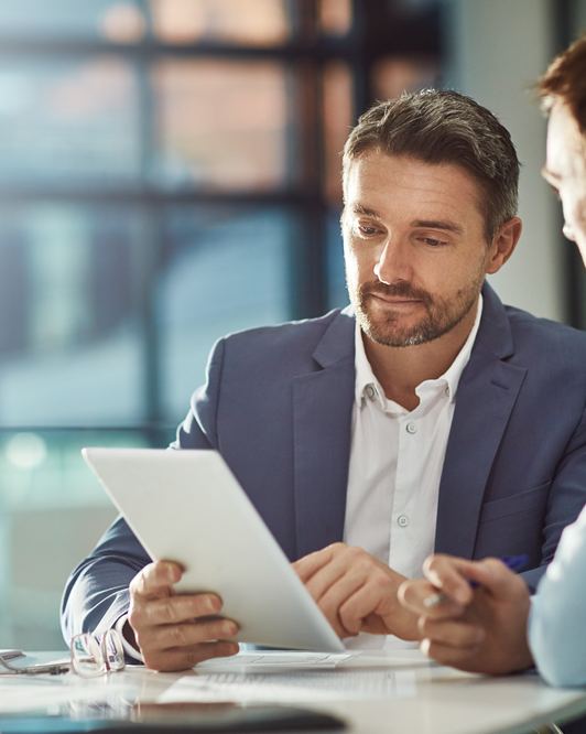 Small business owners at work